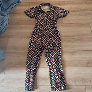 Noble Multicolor Geometric Utility Suit EUC SZ SMALL. WORN ONCE!
